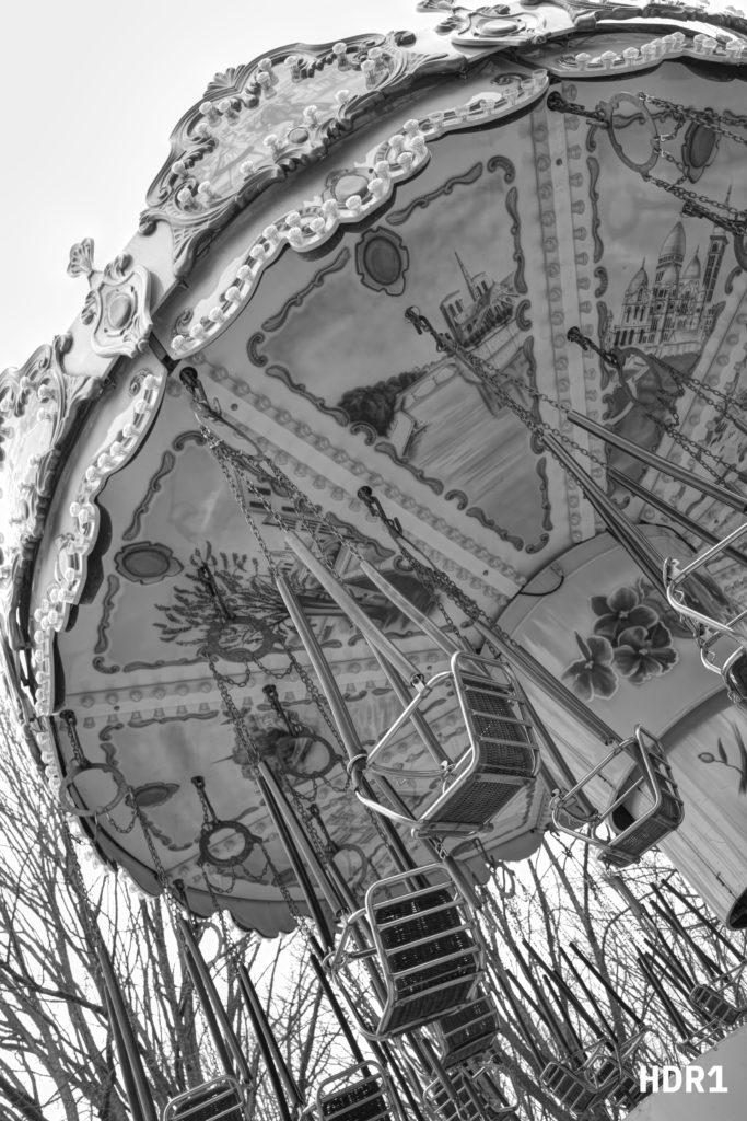 A carousel shot in HDR in Paris.