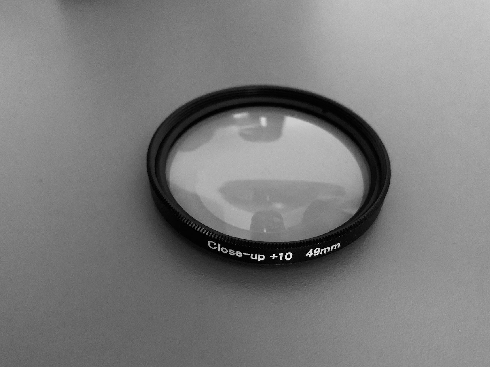 Smardy 49mm Close-Up +10 diopter filter.